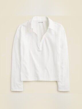 J.Crew Vintage Jersey Long Sleeve Shirt Sz S